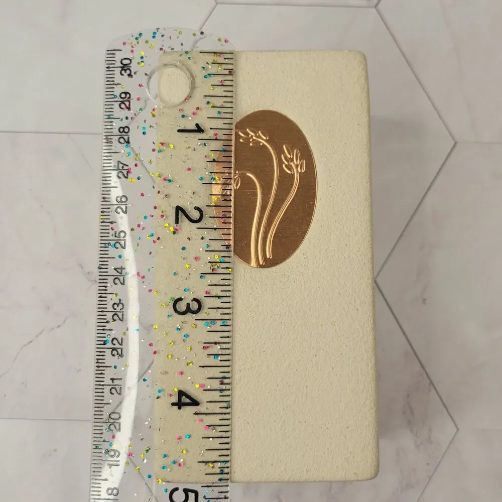 PartyLite Sandstone votive candle holder ivory set of 2 - Picture 4 of 11